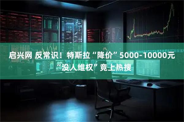 启兴网 反常识！特斯拉“降价”5000-10000元 “没人维权”竟上热搜