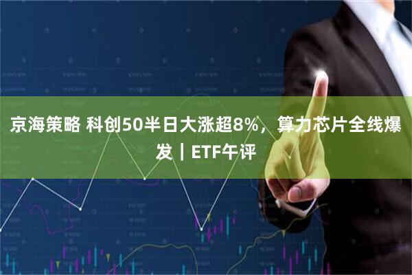 京海策略 科创50半日大涨超8%，算力芯片全线爆发｜ETF午评